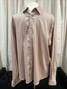 Michael Kors SlimFit Airsoft Eco Button Down Shirt